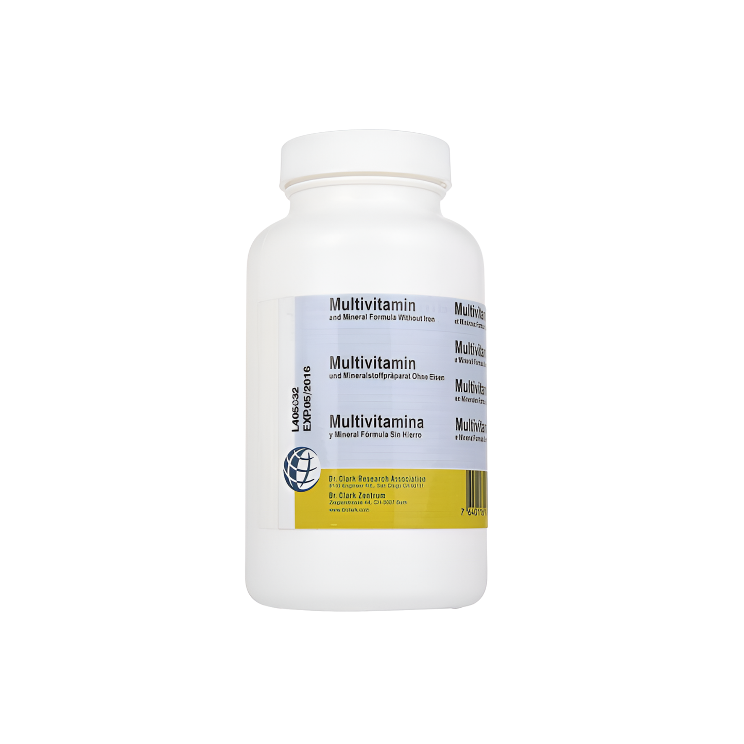 Multivitamina (sem ferro) – 120 Cápsulas – Terapia Clark