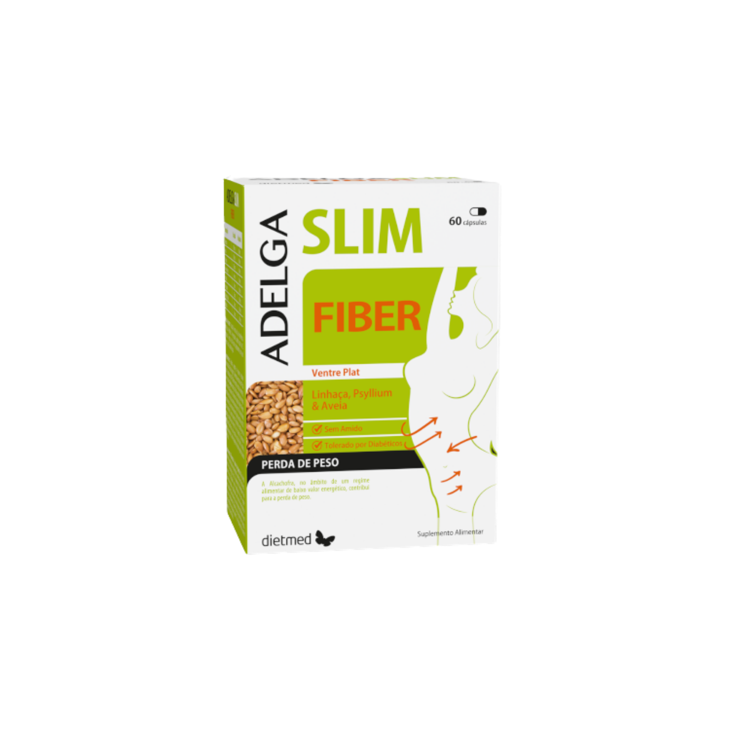 AdelgaSlim Fiber – 60 cápsulas – Dietmed