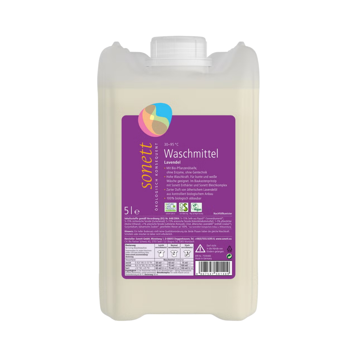 Detergente Líquido para Roupa Lavanda – Sonett