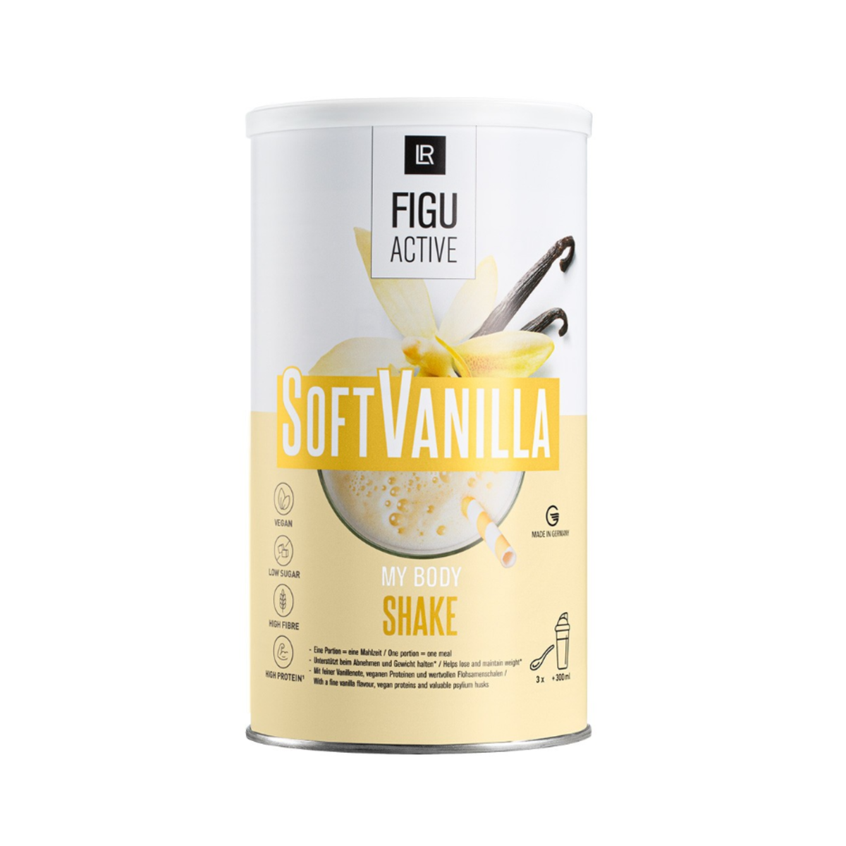 FIGUACTIVE Batido Soft Vanilla Baunilha – 496gr – LR