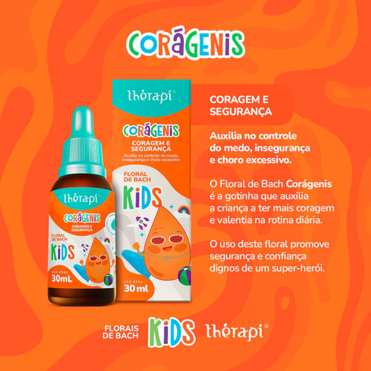 Floral KIDS Corágenis | Coragem e Segurança – 30ml – Thérapi