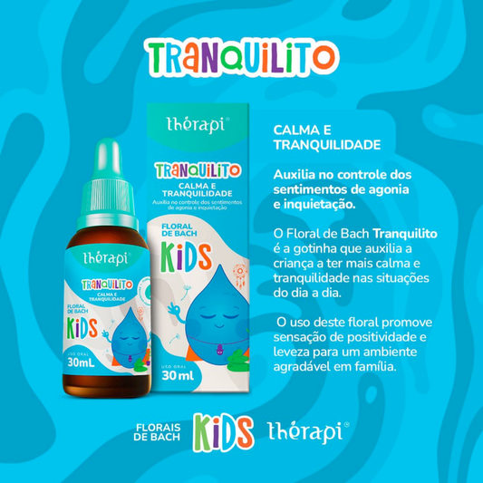 Floral KIDS Tranquilito | Calma e Tranquilidade – 30ml – Thérapi