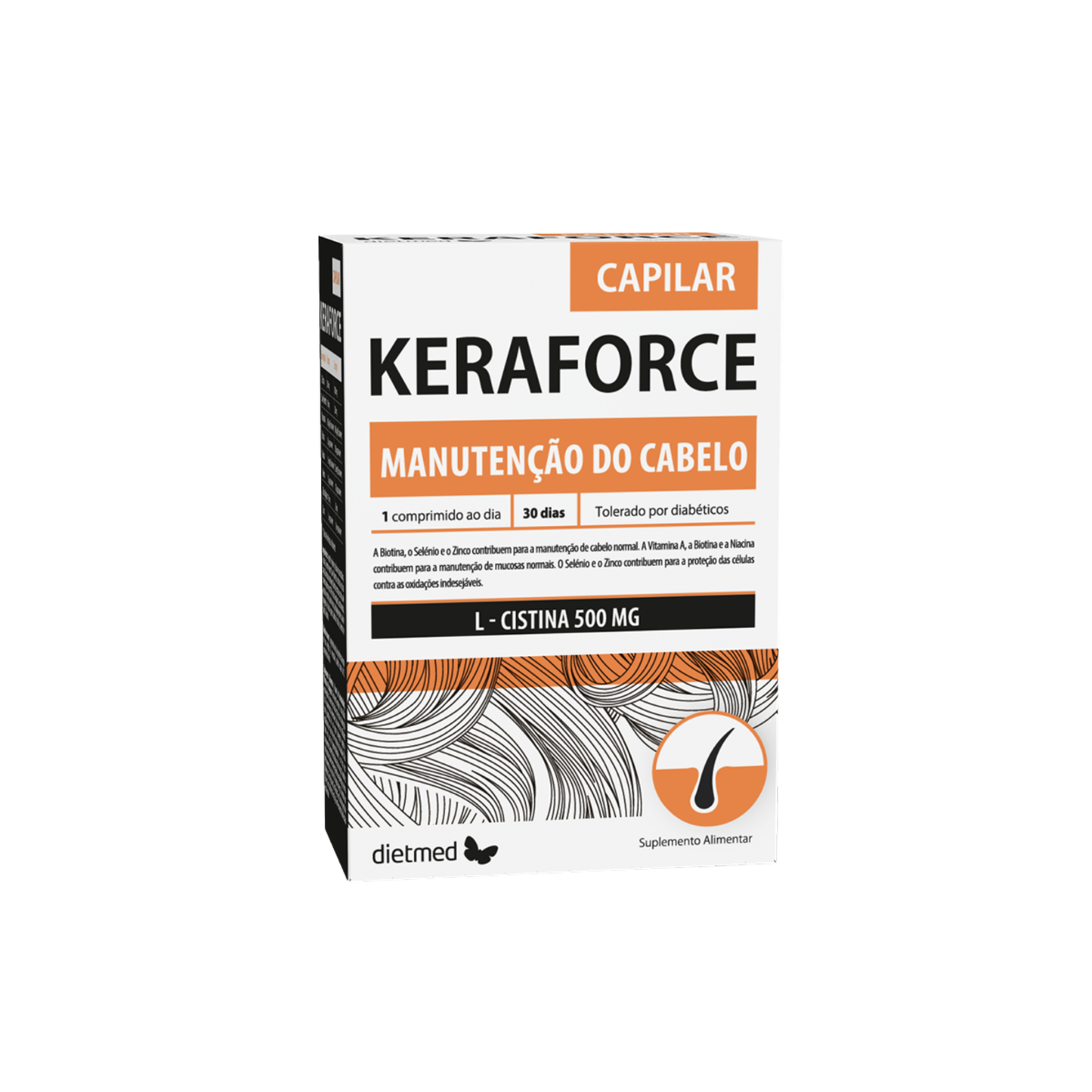 Keraforce Capilar – 30 comprimidos – Dietmed