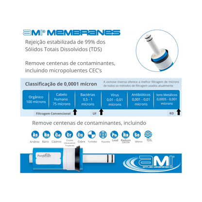 Filtro de Osmose Interno de Substituição – Terapia Clark