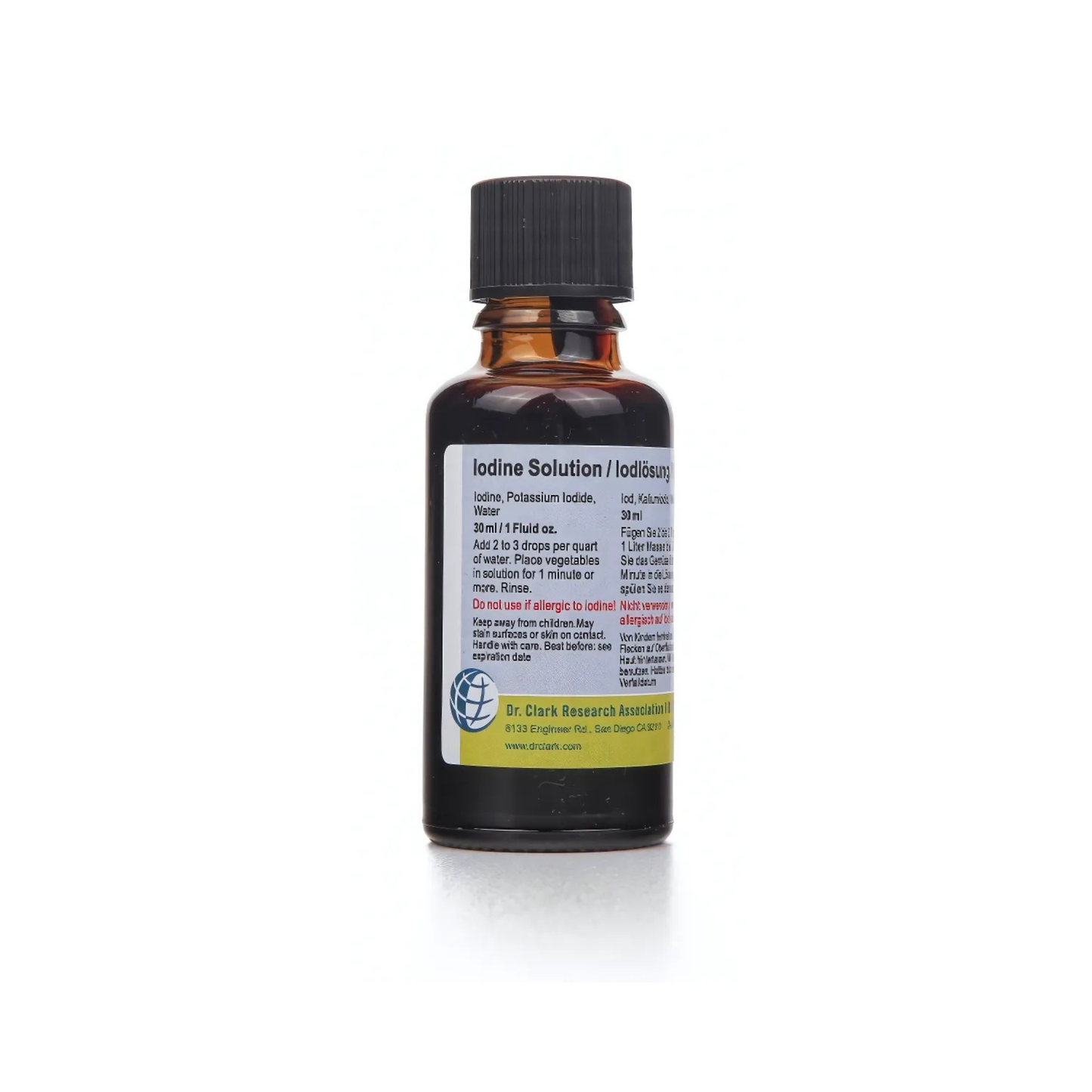 Solução de Iodo (Lugol) – 30ml – Terapia Clark
