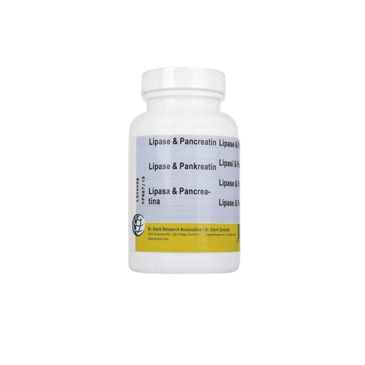 Pancreatina e Lipasa 500mg – 100 Cápsulas –  Terapia Clark