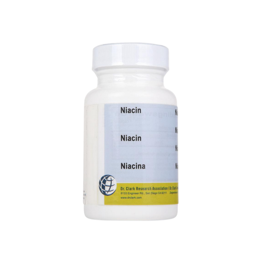 Niacina (Vitamina B3) 25mg – 100 Cápsulas –  Terapia Clark