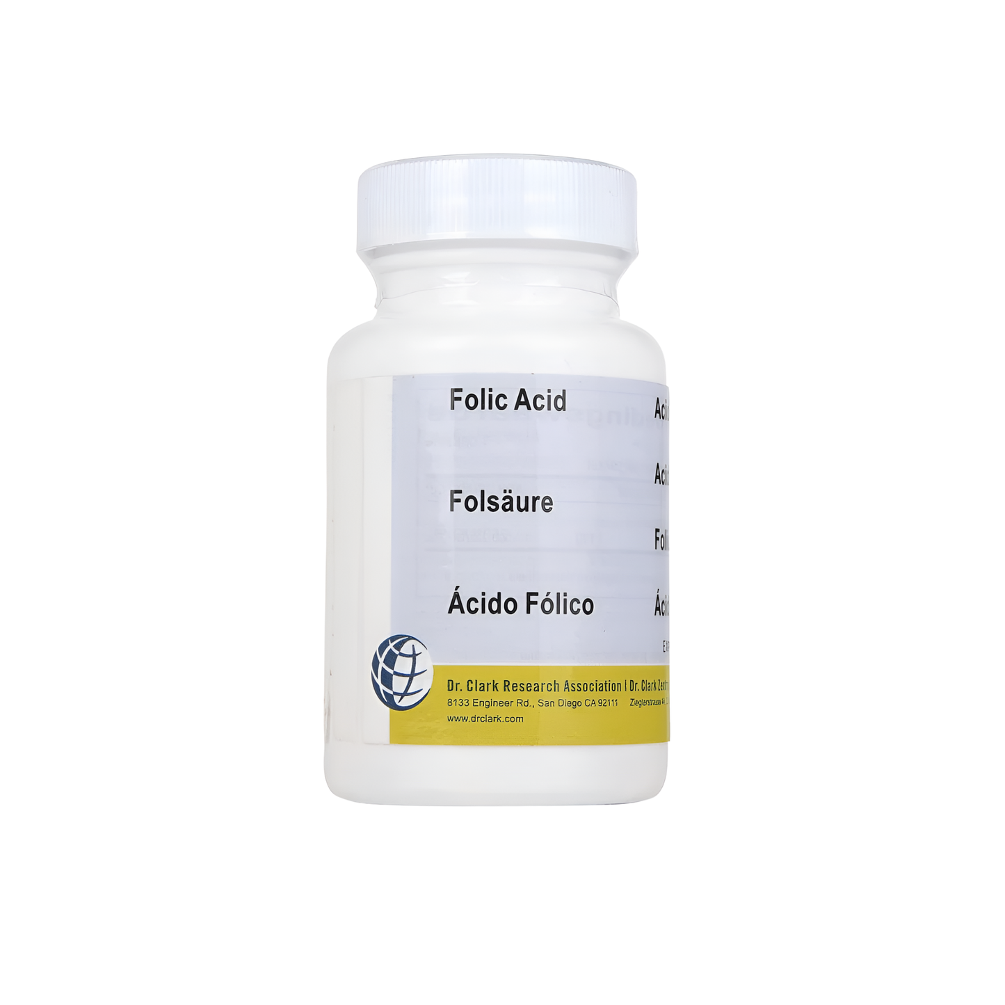 Ácido Fólico (Vitamina B9) 1mg – 50 Cápsulas –  Terapia Clark