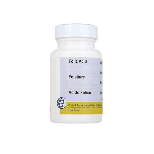 Ácido Fólico (Vitamina B9) 1mg – 50 Cápsulas –  Terapia Clark