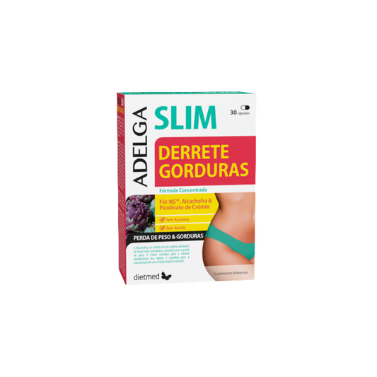 AdelgaSlim Derrete Gorduras  – 30 cápsulas  – Dietmed