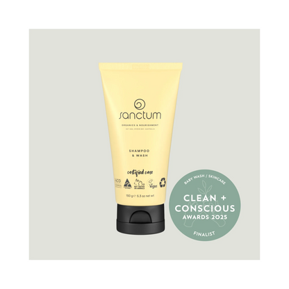 Champô e Gel de Banho para Bebé – 150gr – Sanctum