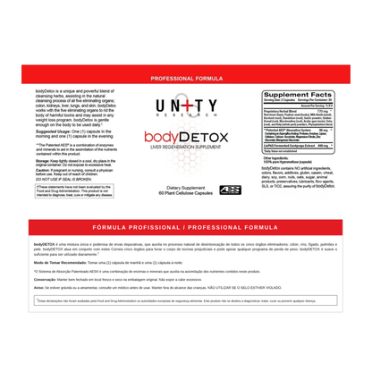 BodyDetox – 60 cápsulas – Unity Research