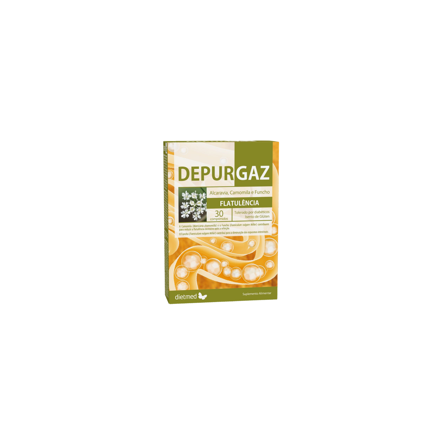 Depurgaz – 30 comprimidos – Dietmed