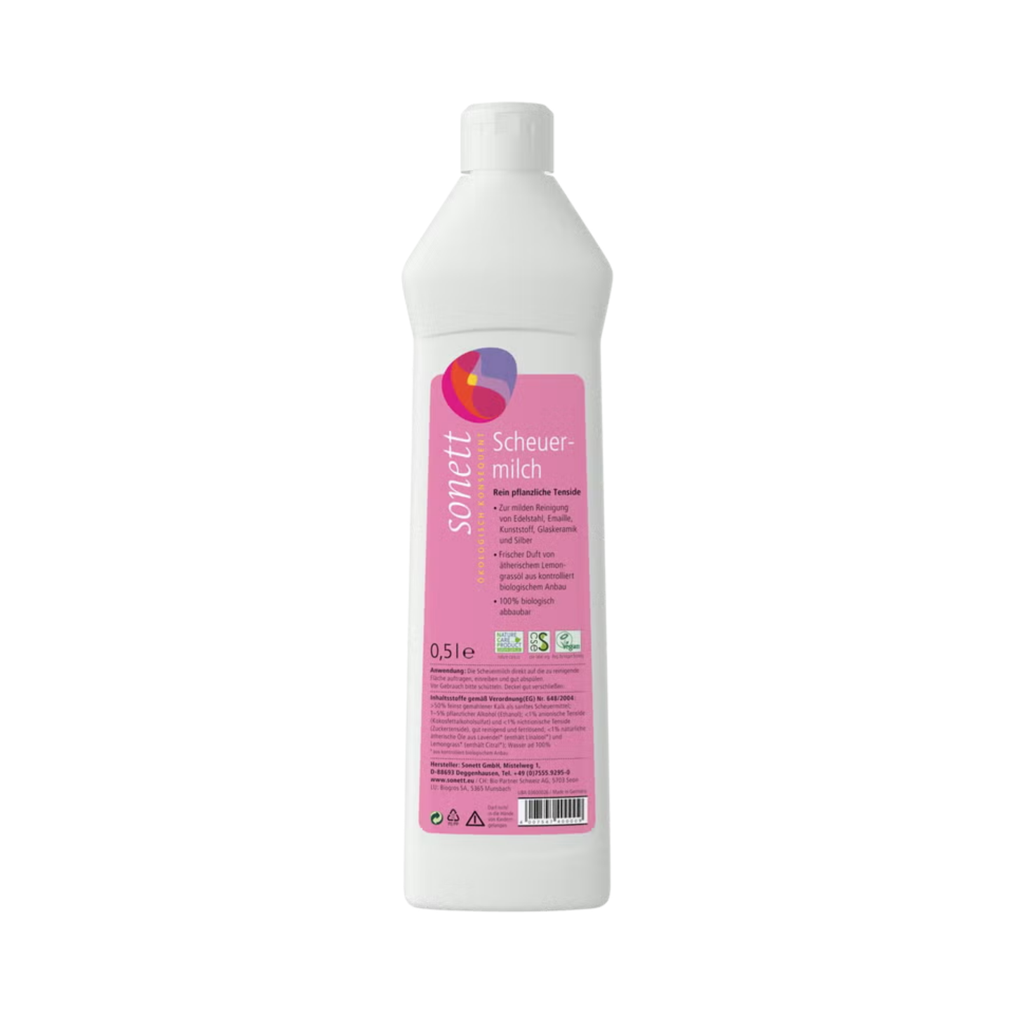 Detergente Abrasivo Líquido – 500ml – Sonett