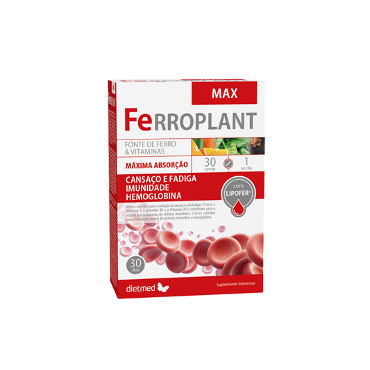Ferroplant Max – 30 comprimidos – Dietmed