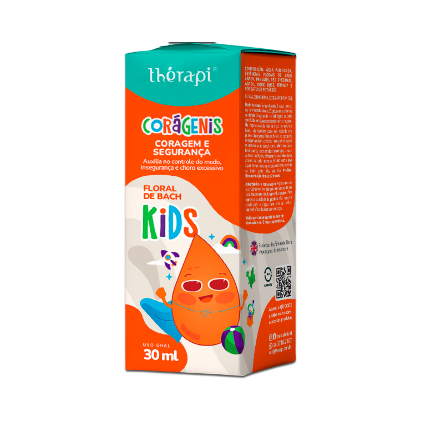 Floral KIDS Corágenis | Coragem e Segurança – 30ml – Thérapi