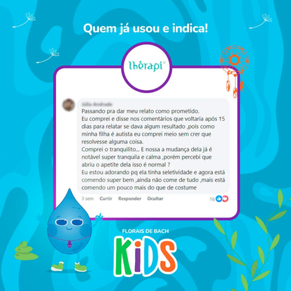 Floral KIDS Tranquilito | Calma e Tranquilidade – 30ml – Thérapi