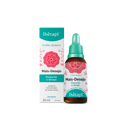 Floral de Bach Mais Desejo | Desperte o Desejo – 30ml – Thérapi