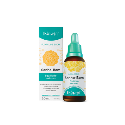 Floral de Bach Sonho Bom | Equilíbrio Noturno – 30ml – Thérapi