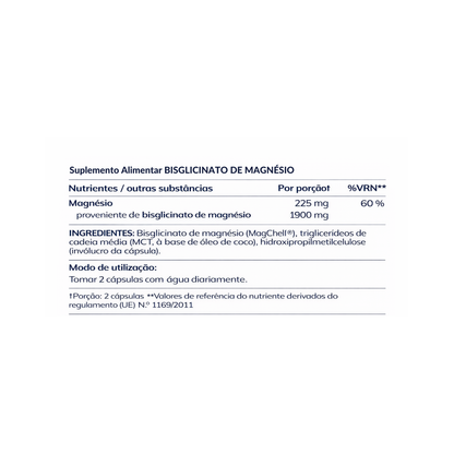 Magnesium Bisglycinat – 120 cápsulas – Moleqlar
