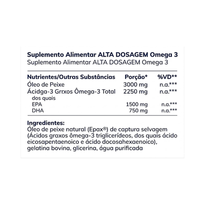 Omega 3 – 90 cápsulas – Moleqlar
