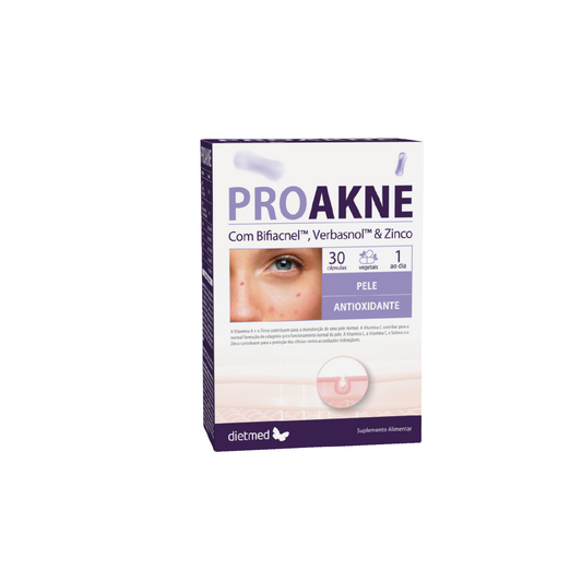 Proakne – 30 cápsulas – Dietmed