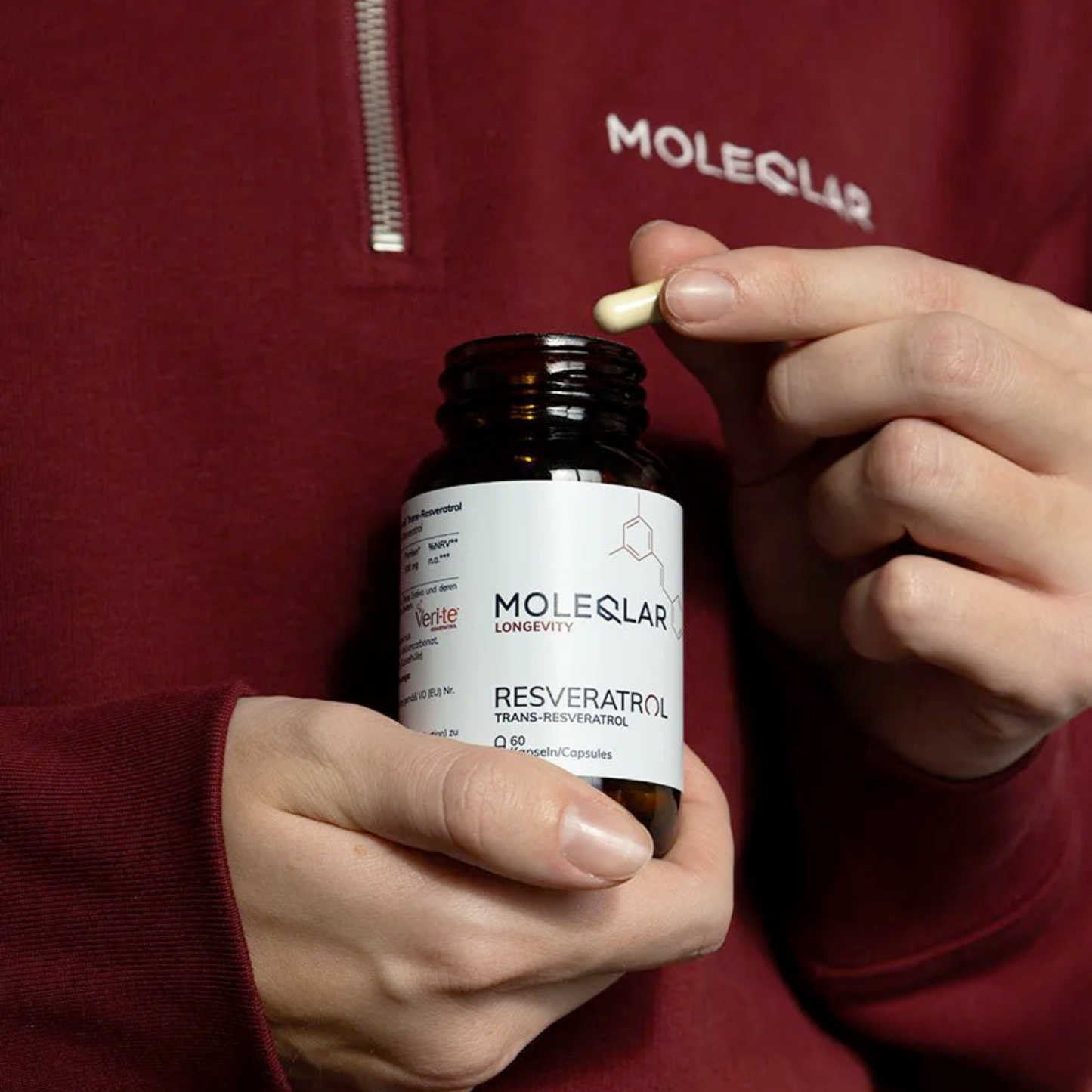 Resveratrol – 60 cápsulas – Moleqlar