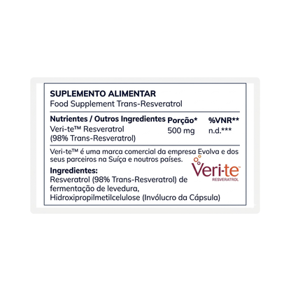 Resveratrol – 60 cápsulas – Moleqlar