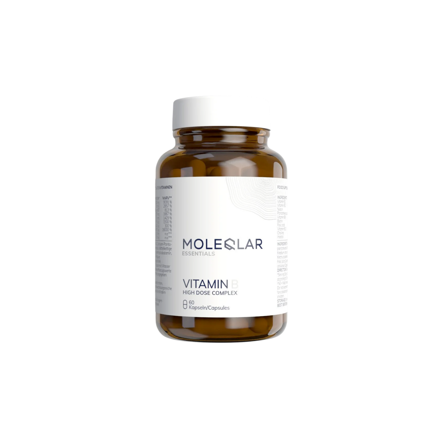 Vitamin B Complex – 60 cápsulas – Moleqlar