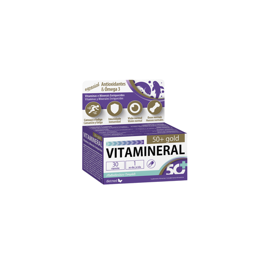 Vitamineral 50+ Gold – 30 cápsulas – Dietmed