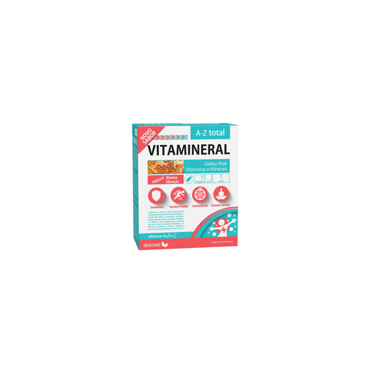 Vitamineral A-Z total – 15 ampolas – Dietmed