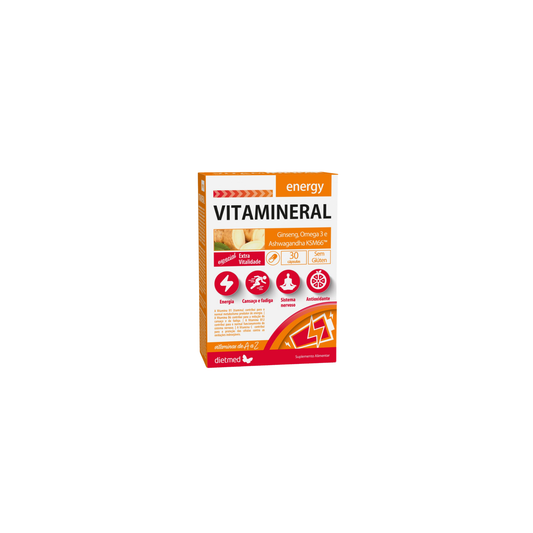 Vitamineral Energy – 30 cápsulas – Dietmed